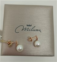 Orecchini Miluna Donna in Oro rosa Perla PER2300R - PER2300R